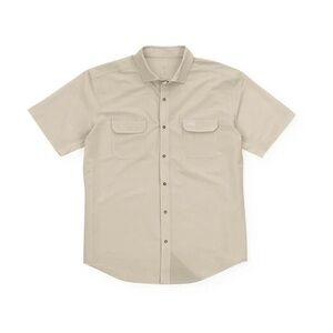 Two Dove Rio Ultimate Outdoor Blend Short Sleeve Tan Men’s Small Lightweight